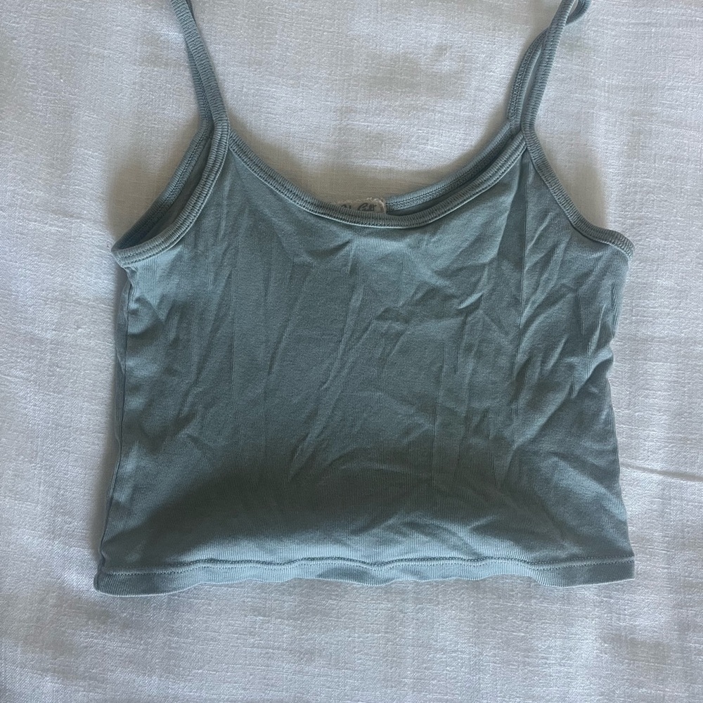 Brandy Melville Sage Green Tank Top